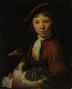 Jacob Gerritsz Cuyp A Boy with a Goose Sweden oil painting reproduction
